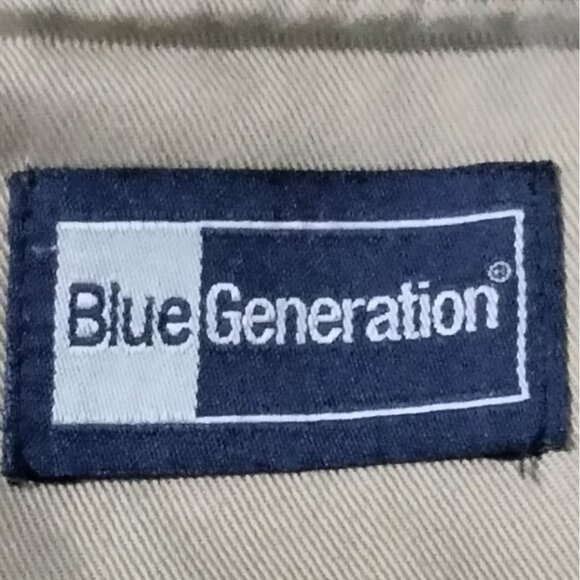 Blue Generation Mens Size 2XL Shirt Short Sleeve Button-Down Khaki - Picture 7 of 10